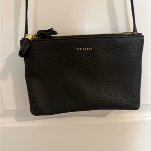 Ted Baker Black Textured Crossbody Bag